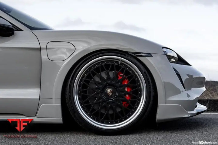 PORSCHE TAYCAN CROSS TURISMO on custom forged wheels