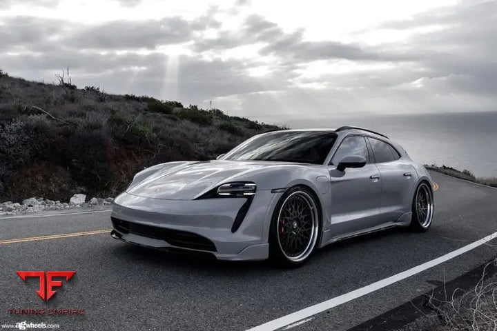 PORSCHE TAYCAN CROSS TURISMO on custom forged wheels