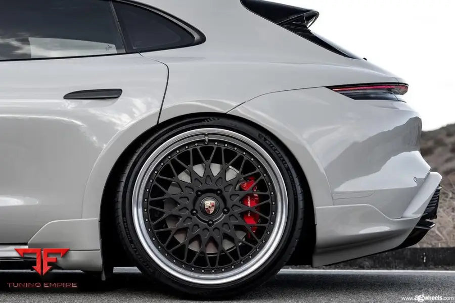 PORSCHE TAYCAN CROSS TURISMO on custom forged wheels
