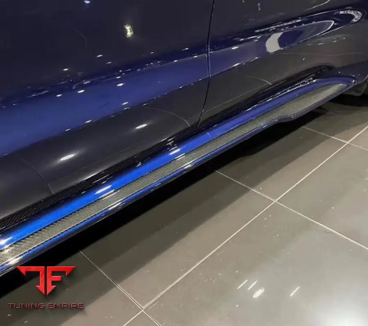 PORSCHE TAYCAN GTS TURBO S 9J1 CARBON FIBER SIDE SKIRTS