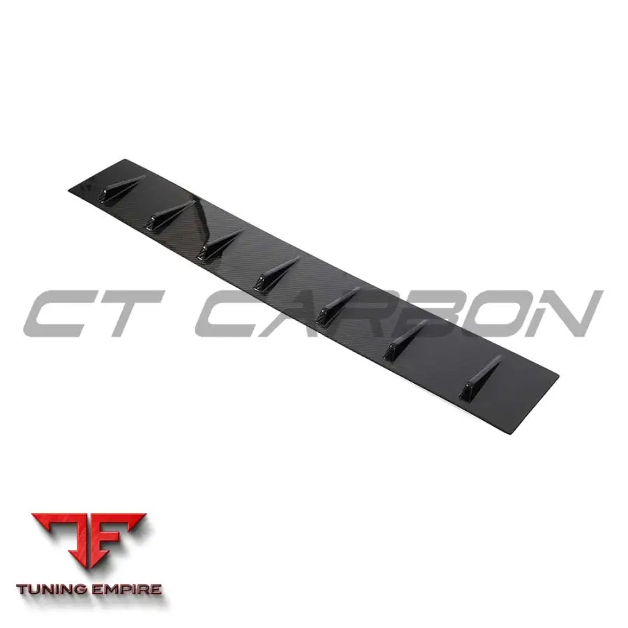 PORSCHE TAYCAN SALOON 2019-2021 CARBON FIBRE VORTEX SPOILER - CT CARBON