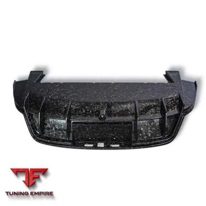 PORSCHE TAYCAN SEDAN 9J1 CARBON REAR BUMPER DIFFUSER 2019-2024Y