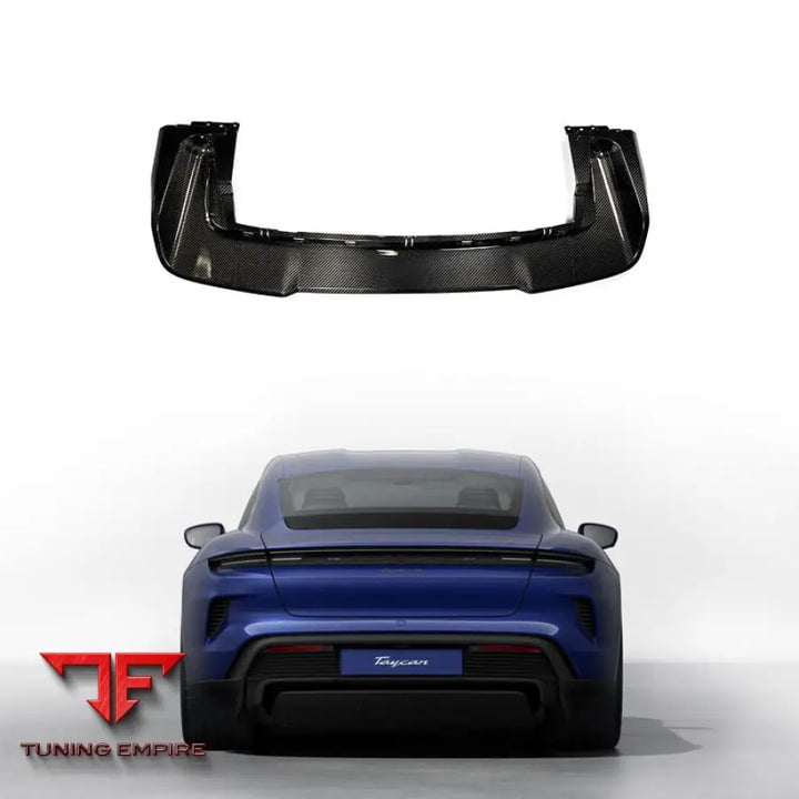 PORSCHE TAYCAN SPORT 9J1 TURBO S CARBON FIBER REAR DIFFUSER