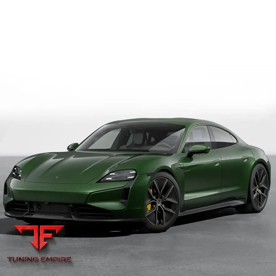 PORSCHE TAYCAN SPORT TURBO S CARBON FIBER FRONT BUMPER LIP