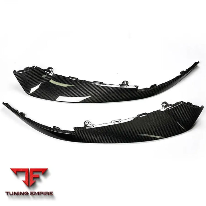 PORSCHE TAYCAN SPORT TURBO S CARBON FIBER FRONT BUMPER LIP