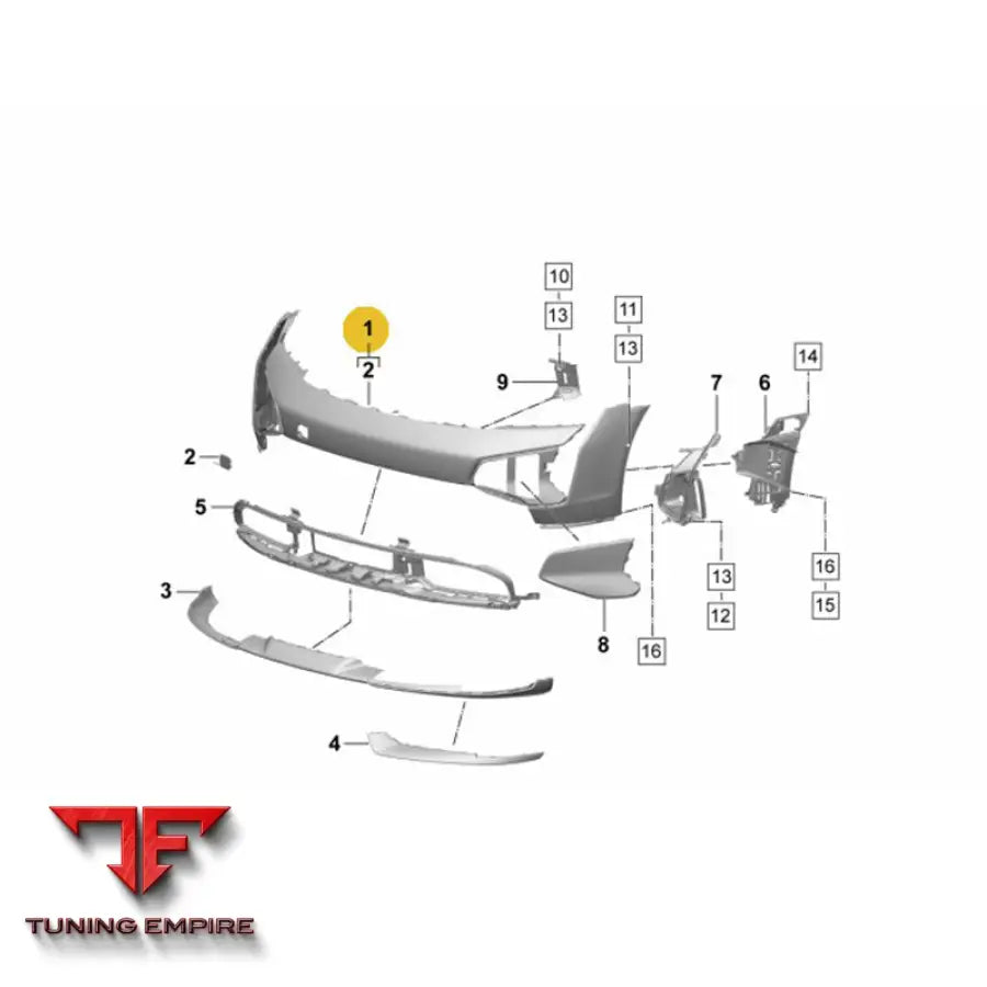 PORSCHE TAYCAN TURBO S CARBON FIBER PARTS