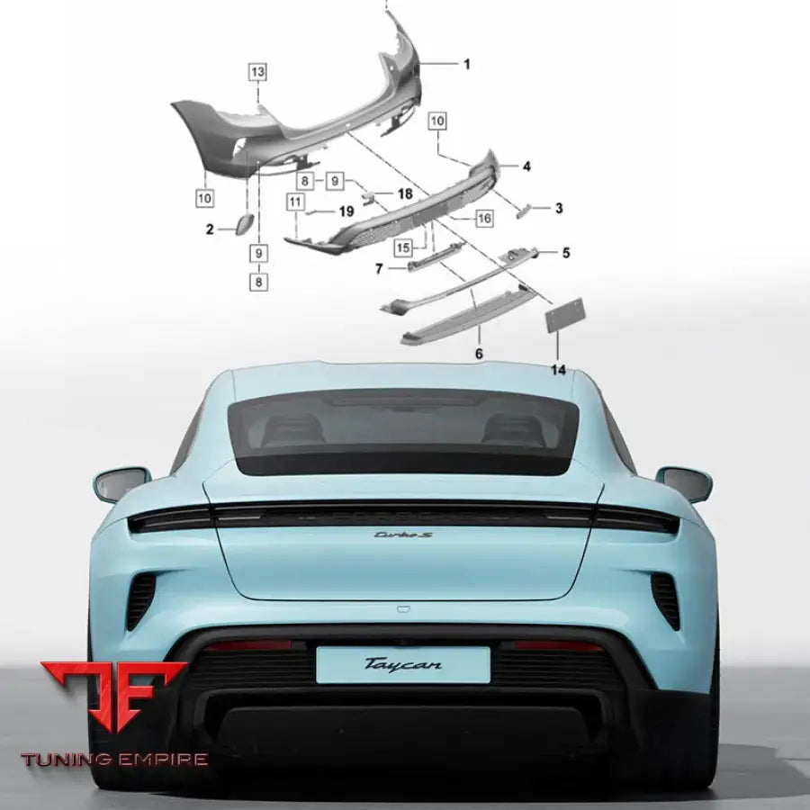 PORSCHE TAYCAN TURBO S CARBON FIBER PARTS