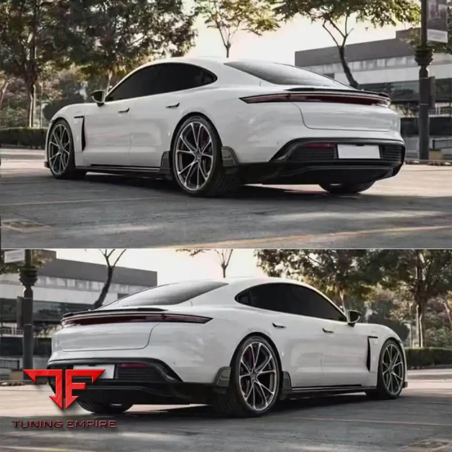 PORSCHE TAYCAN TURBO S CARBON FIBER REAR TRUNK SPOILER 2023-2024Y