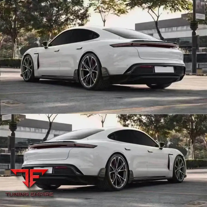 PORSCHE TAYCAN TURBO S CARBON FIBER REAR TRUNK SPOILER 2023-2024Y