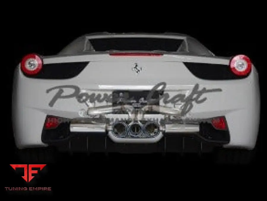 POWERCRAFT FERRARI 458 ITALIA／SPECIALE HYBRID EXHAUST MUFFLER SYSTEM