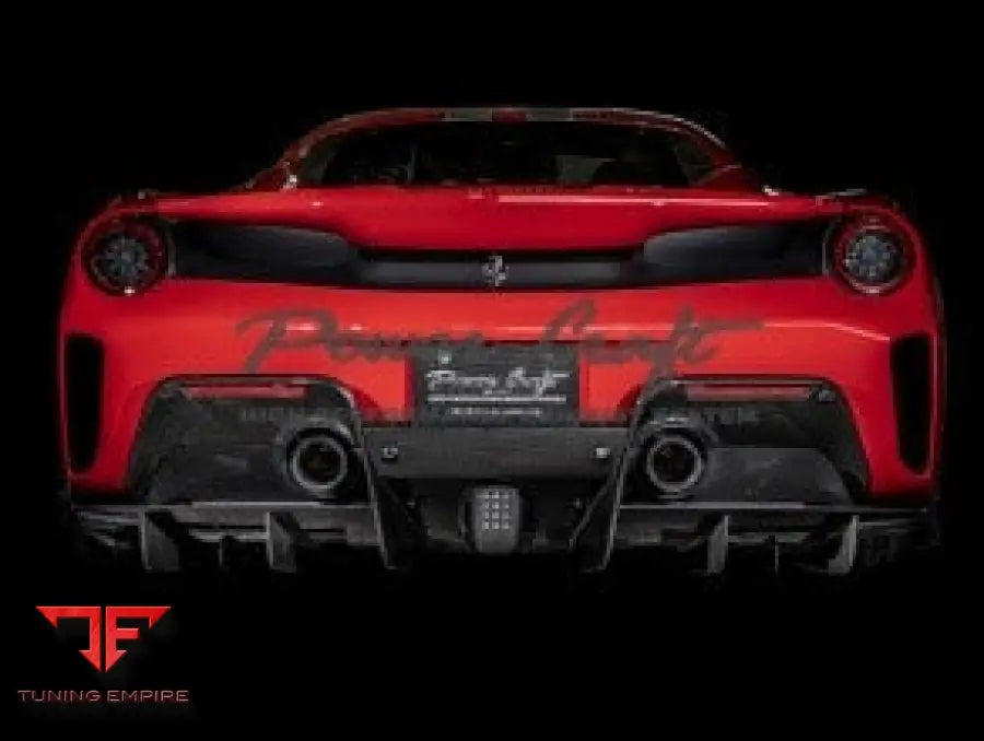POWERCRAFT FERRARI 488 PISTA HYBRID EXHAUST MUFFLER SYSTEM