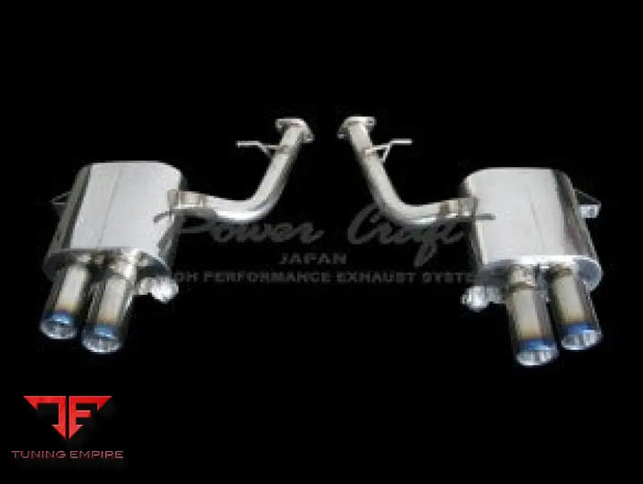 POWERCRAFT FERRARI 599/612 SCAGLIETTI HYBRID EXHAUST MUFFLER SYSTEM