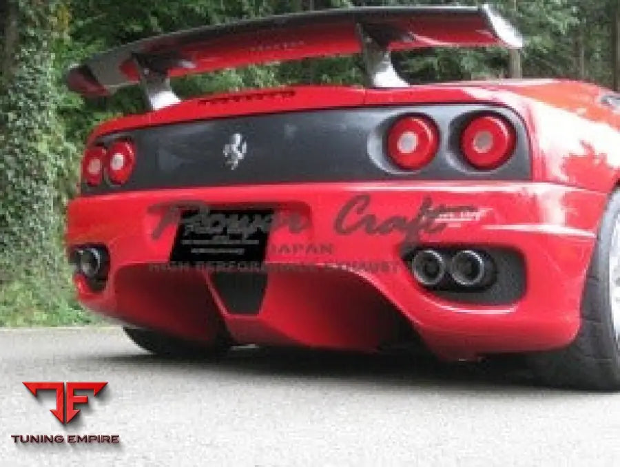 POWERCRAFT FERRARI F360／SPIDER HYBRID EXHAUST MUFFLER SYSTEM