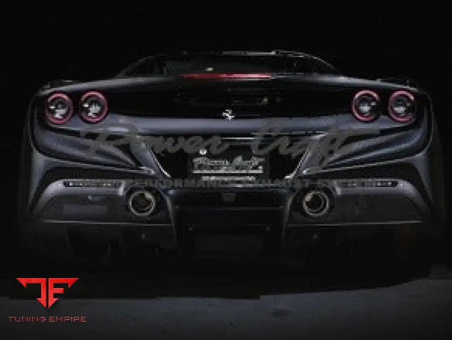 POWERCRAFT FERRARI F8 TRIBUTE HYBRID EXHAUST MUFFLER SYSTEM