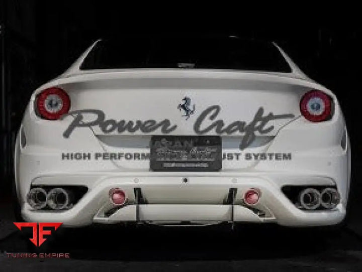 POWERCRAFT FERRARI FF FRONT PIPE HYBRID EXHAUST MUFFLER SYSTEM