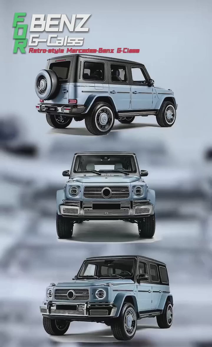 Mercedes G63 W464 vintage upgrade kit video
