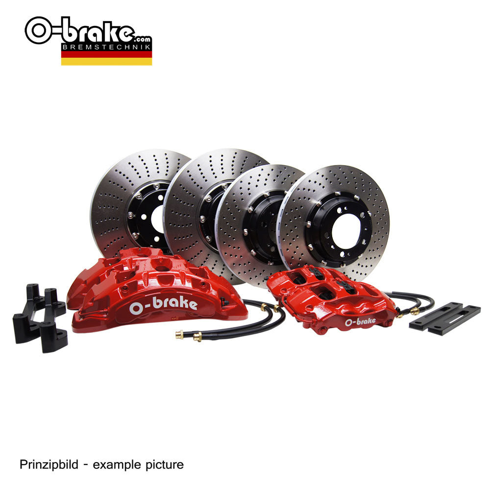 O-BRAKE BMW M3 TYP E46 HTCIC SPORT BRAKING SYSTEM LEVEL1 DRILLED - FRONT + REAR