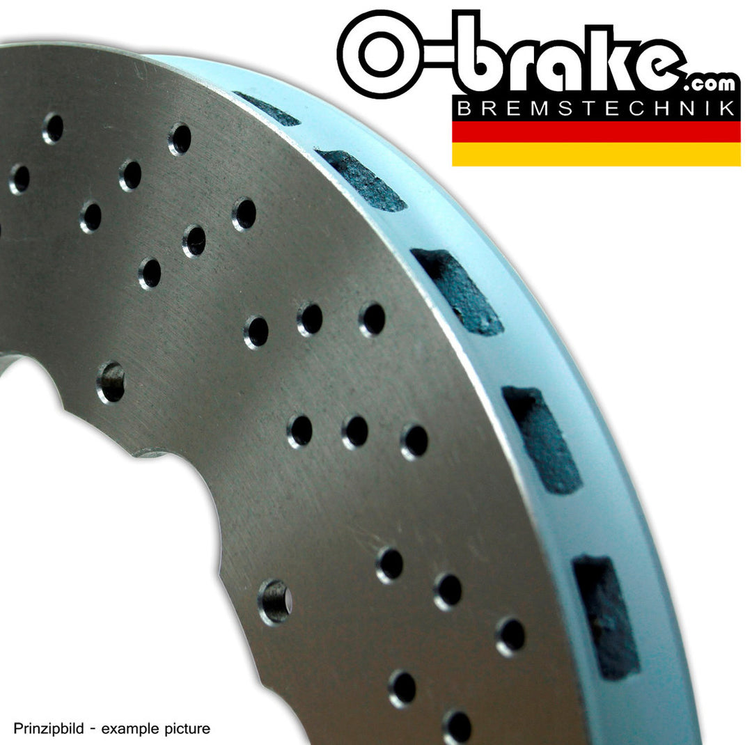 O-BRAKE MERCEDES-BENZ AMG GT S 4,0 - C190 HTCIC BRAKE KIT DRILLED UPGRADE 1 - FRONT + REAR (FACTORY STEEL DISCS)