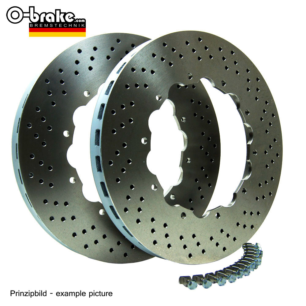 O-BRAKE AUDI RS3 HTCIC BRAKE KIT DRILLED - FRONT