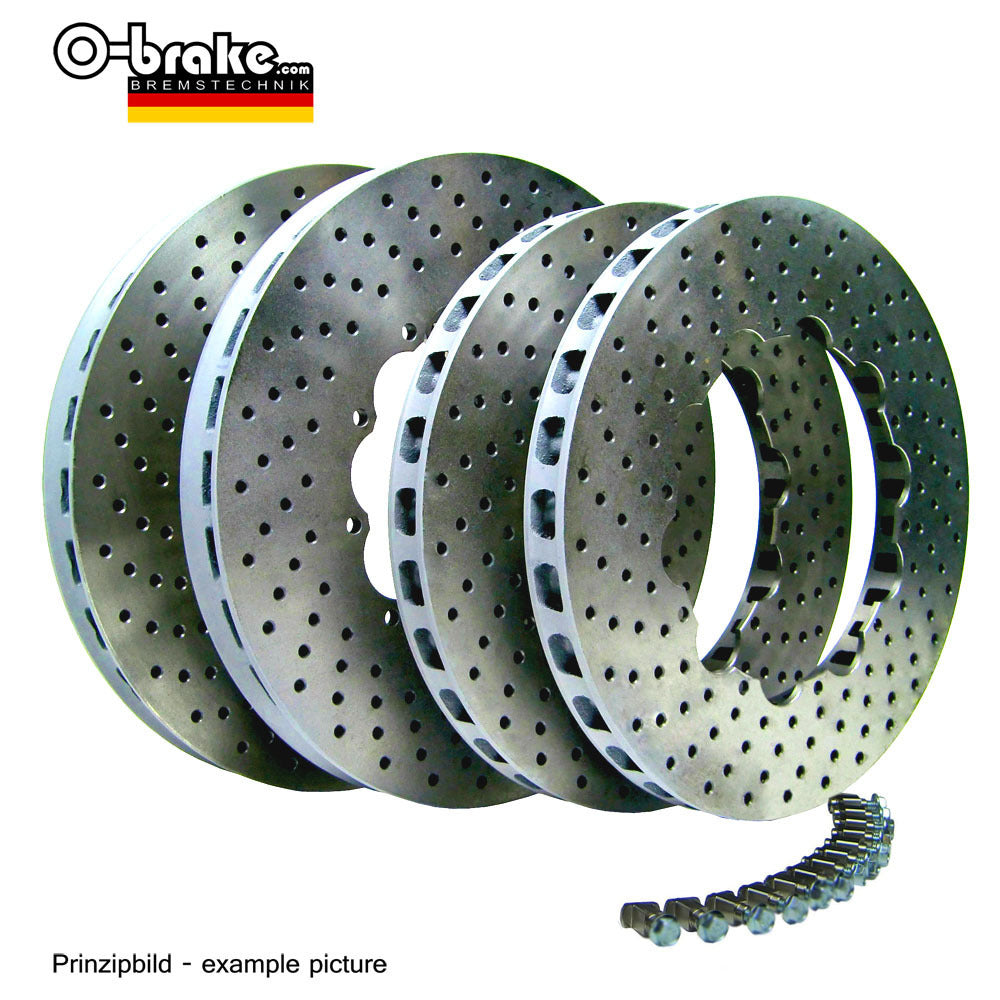 O-BRAKE AUDI RS6 HTCIC BRAKE KIT DRILLED - FRONT + REAR