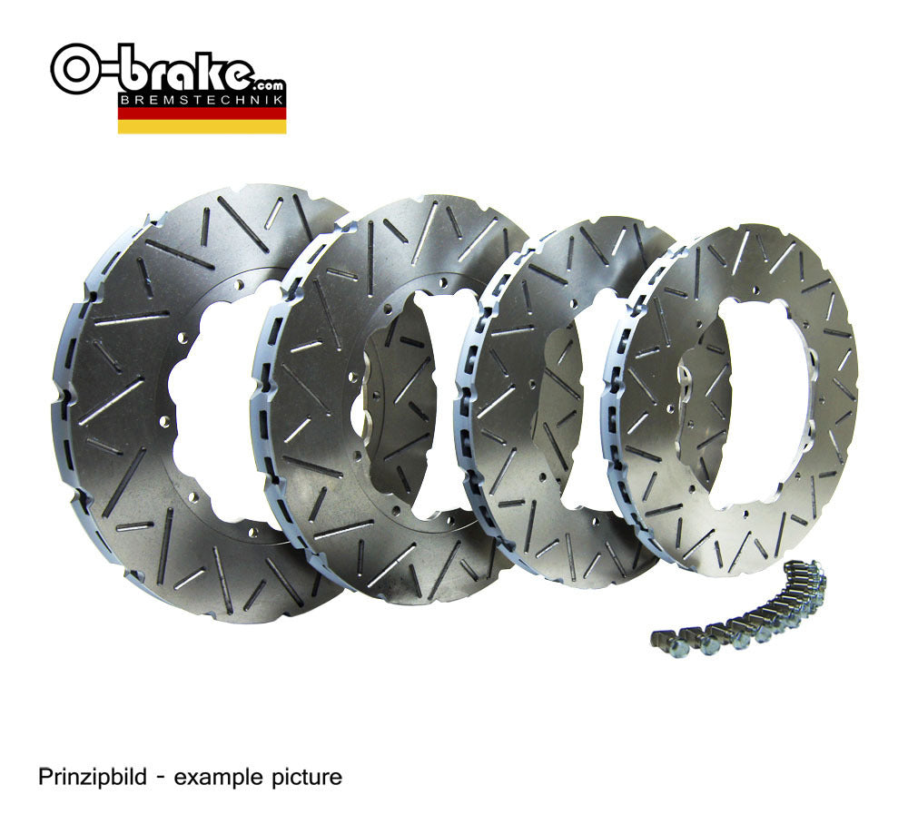 O-BRAKE PORSCHE 996 GT2 HTCIC BRAKE KIT WAVE - FRONT + REAR