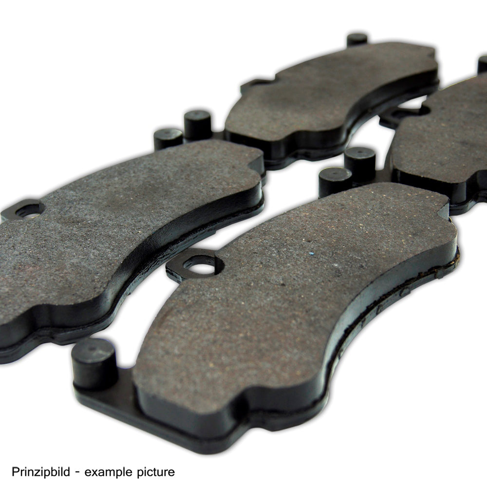 O-BRAKE VOLKSWAGEN PHAETON V10 SPORT BRAKE PADS HTCIC BLACK STREET / SPORT - FRONT (FACTORY STEEL DISCS)