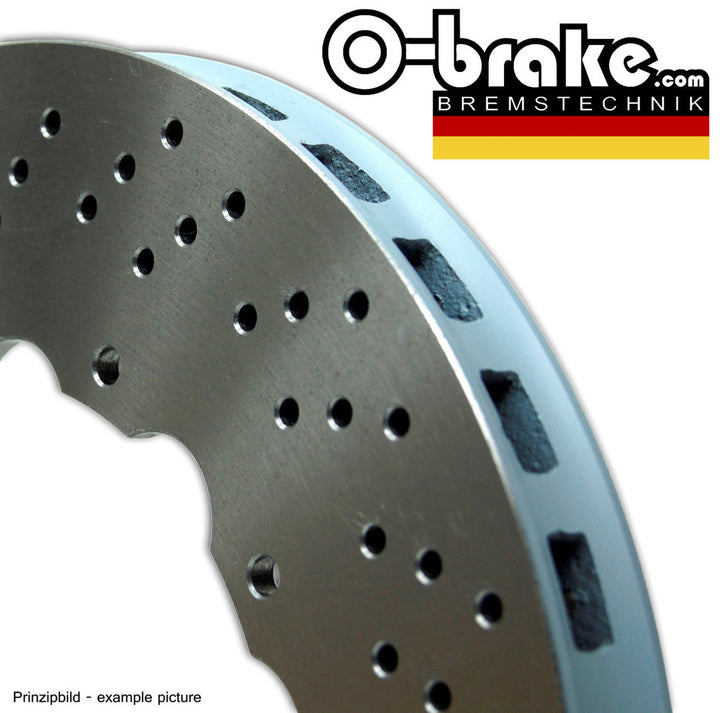 O-BRAKE PORSCHE PANAMERA TYP 971 TURBO HYBRID HTCIC BRAKE KIT DRILLED - FRONT + REAR