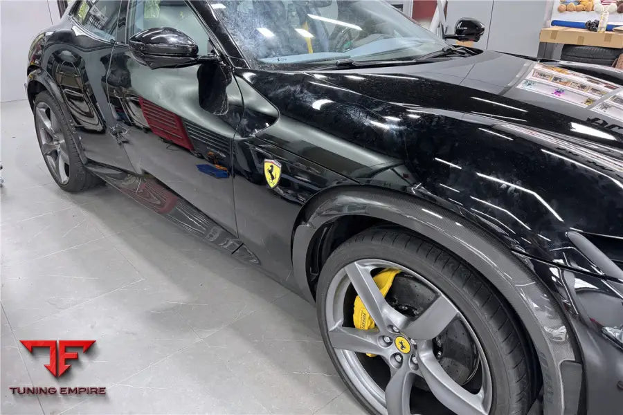 PUROSANGUE FUV TYPE F175 OEM STYLE DRY CARBON FIBER FENDER FLARE BSD