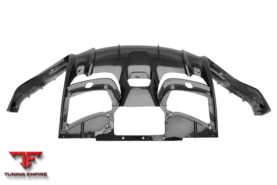 PUROSANGUE FUV TYPE F175 OEM STYLE DRY CARBON FIBER REAR DIFFUSER BSD