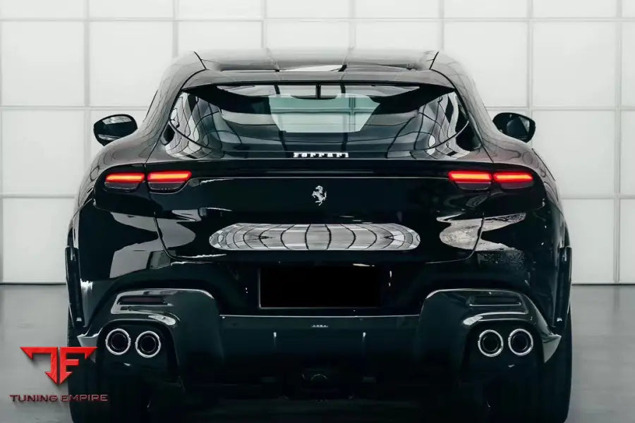 PUROSANGUE FUV TYPE F175 OEM STYLE DRY CARBON FIBER REAR DIFFUSER BSD