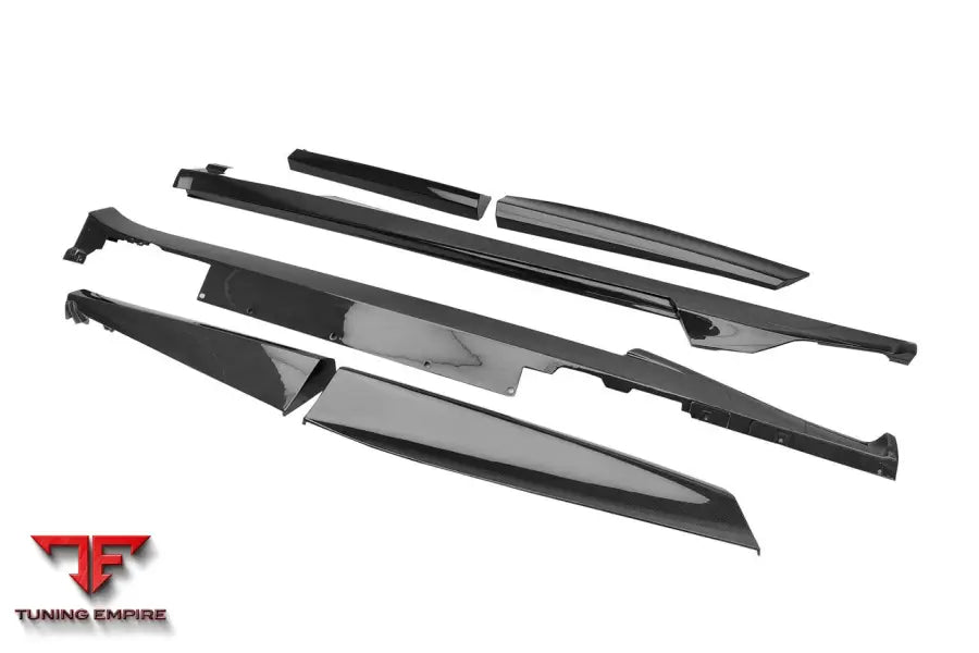 PUROSANGUE FUV TYPE F175 OEM STYLE DRY CARBON FIBER SIDE SKIRTS BSD