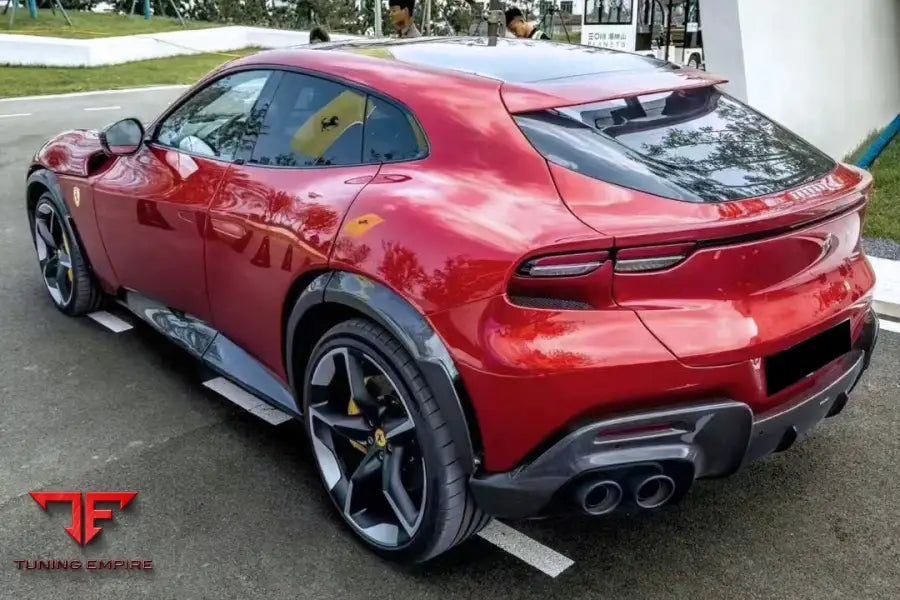 PUROSANGUE FUV TYPE F175 OEM STYLE DRY CARBON FIBER SIDE SKIRTS BSD