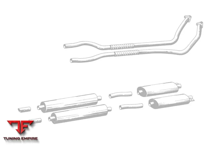 QUICKSILVER ASTON MARTIN DBS 6 VANTAGE STAINLESS STEEL EXHAUST (1967-72)
