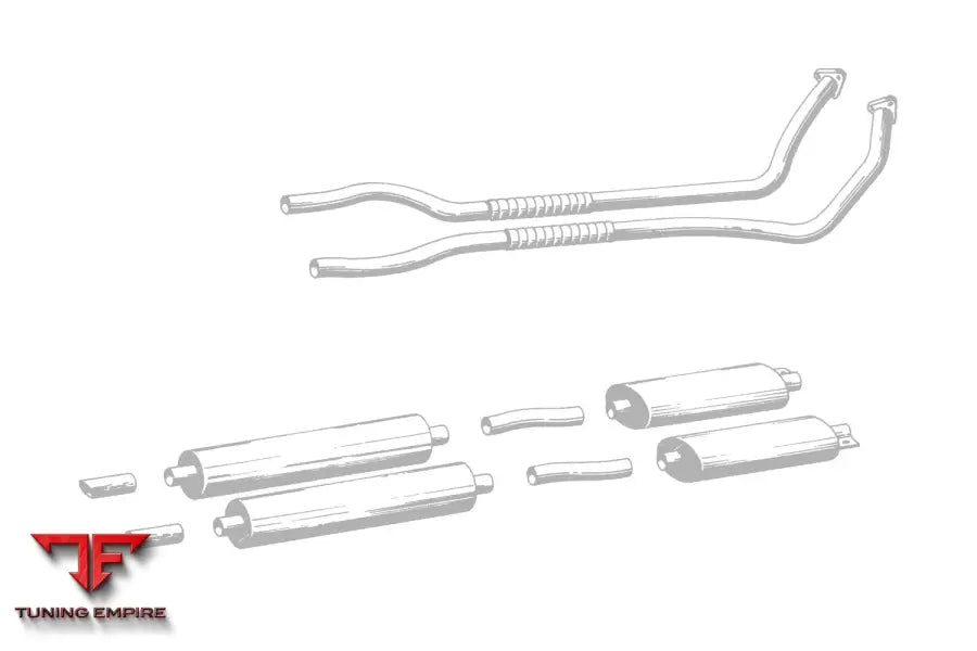 QUICKSILVER ASTON MARTIN DBS 6 VANTAGE STAINLESS STEEL EXHAUST (1967-72)