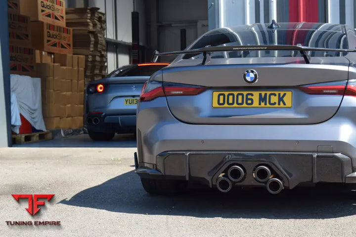 QUICKSILVER BMW M4 G82 AND G83 - CERAMIC COATED PRIMARY CATALYST DELETE PIPES (2021 ON)