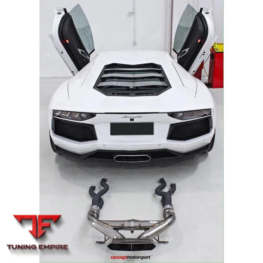 QUICKSILVER LAMBORGHINI AVENTADOR LP700-4 CATALYST DELETE PIPES (2011 ON)