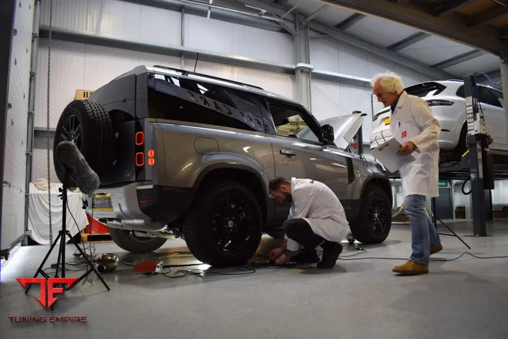 QUICKSILVER LAND ROVER DEFENDER D200 D240 D250 D300 D350 90 110 AND 130 - SOUND GENERATOR EXHAUST SYSTEM WITH SOUND