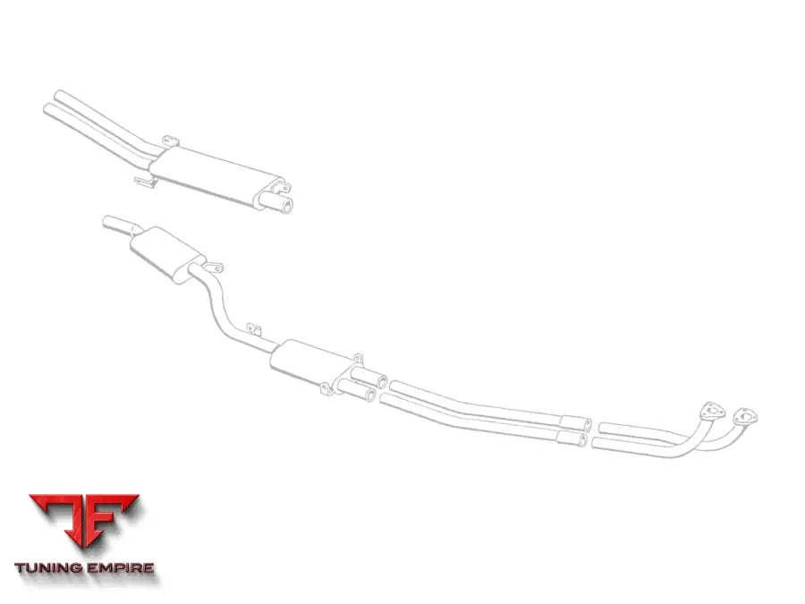 QUICKSILVER MASERATI MISTRAL 3700 (INC. SPYDER) STAINLESS STEEL EXHAUST (1963-68)