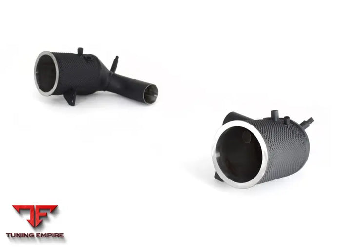 QUICKSILVER PORSCHE 911 TURBO (992) - CERAMIC COATED CATALYST REPLACEMENT PIPES (2019-ON)