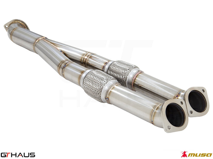 GTHAUS Mid Pipe for Nissan (R35) Skyline GT-R GTR Straight Pipe Mid Section 3.5 inch - 90mm