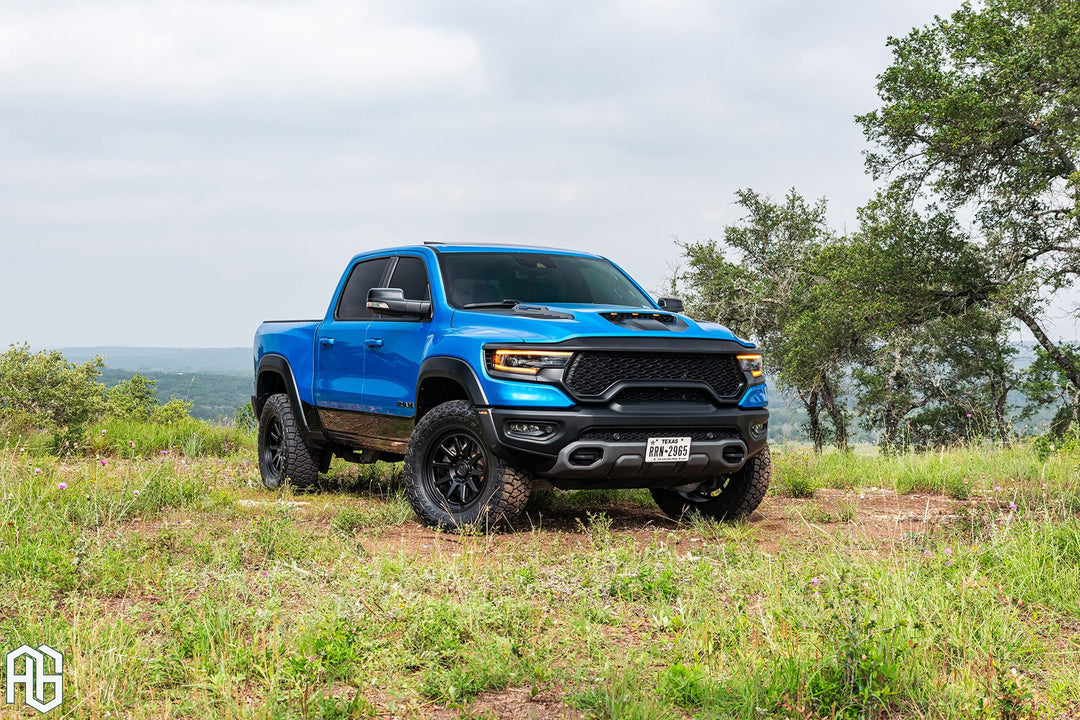 RAM 1500 TRX on custom forged wheels