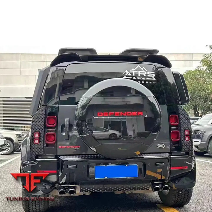 RANGE ROVER DEFENDER 90 110 130 GLOSSY BLACK SPARE TIRE COVER