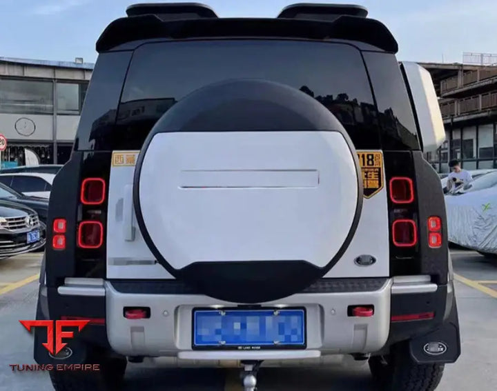 RANGE ROVER DEFENDER 90 110 130 GLOSSY BLACK SPARE TIRE COVER