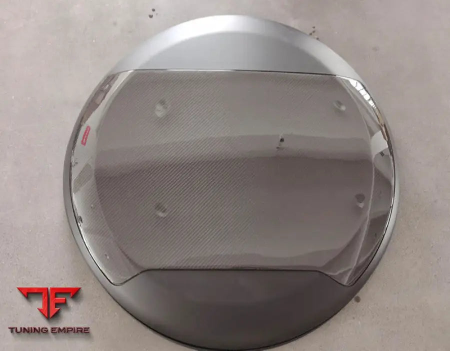 RANGE ROVER DEFENDER 90 110 130 GLOSSY BLACK SPARE TIRE COVER