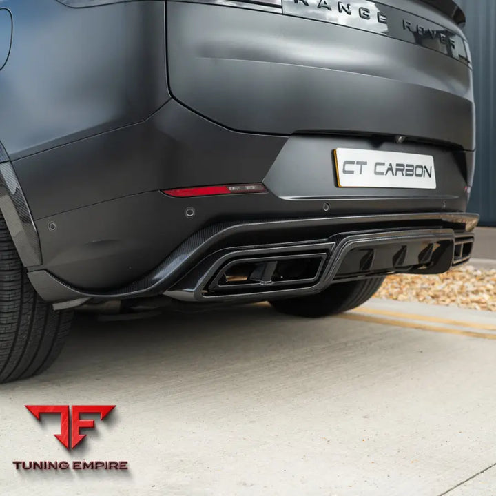 RANGE ROVER SPORT L461 2023+ CARBON FIBRE DIFFUSER AND TIPS - CT CARBON