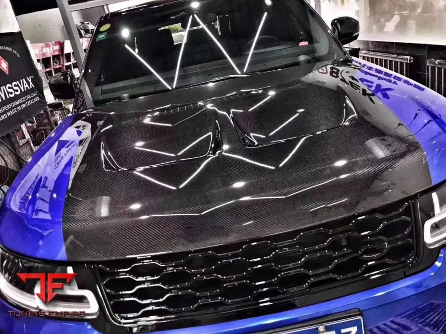RANGE ROVER SPORT SVR CARBON FIBER FRONT BONNET HOOD