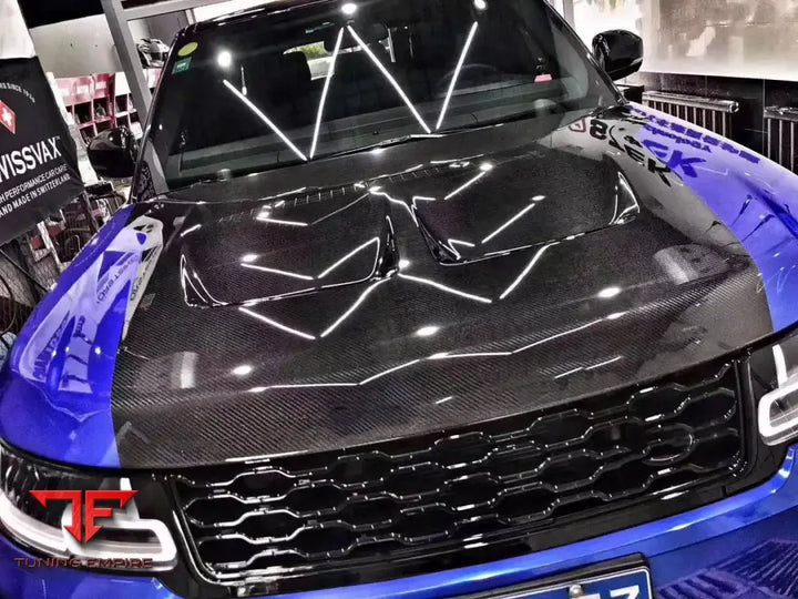 RANGE ROVER SPORT SVR CARBON FIBER FRONT BONNET HOOD