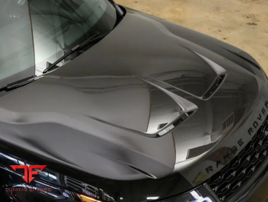RANGE ROVER SPORT SVR STYLE CARBON FIBER BONNET HOOD 2018-2021