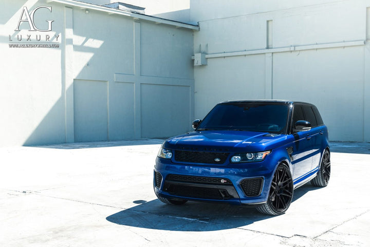 Range Rover SVR on custom forged wheels