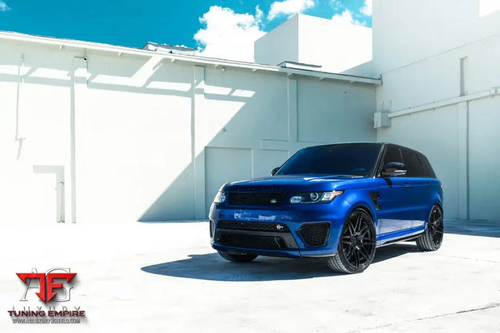 Range Rover SVR on custom forged wheels